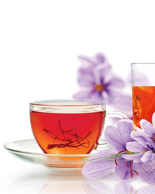 cup of saffron tea
